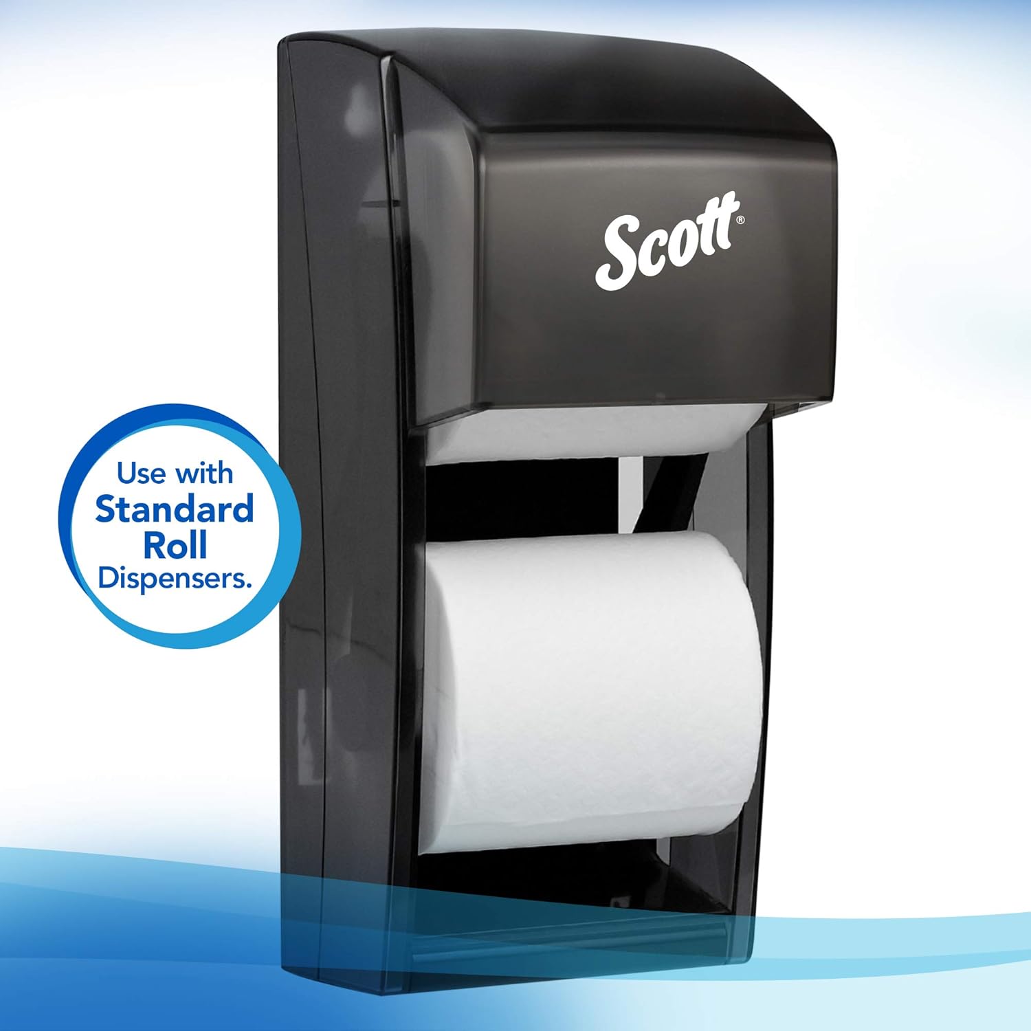 Scott Essential Professional 100% Recycled Fiber Bulk Toilet Paper for Business (13217), 2-Ply Standard Rolls, White, 80 Rolls/Case, 506 Sheets/Roll: Industrial & Scientific