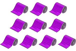 MECCANIXITY 4800 PCS Glass Mirrors Disco Ball Tiles Self-Adhesive Purple Mirror Mosaic Tiles 5 x 5mm for Disco Ball, DIY Craf