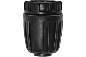 WZFLRUA 10 Pack 1/2 Inch Drip Irrigation End Cap Fittings (1/2" ID x 0.65" OD) - 1/2'' Drip Line Anti-Drop Barbed Lock Nut End Plug Connectors for 1/2 Inch Drip Irrigation Tubing SystemConnection