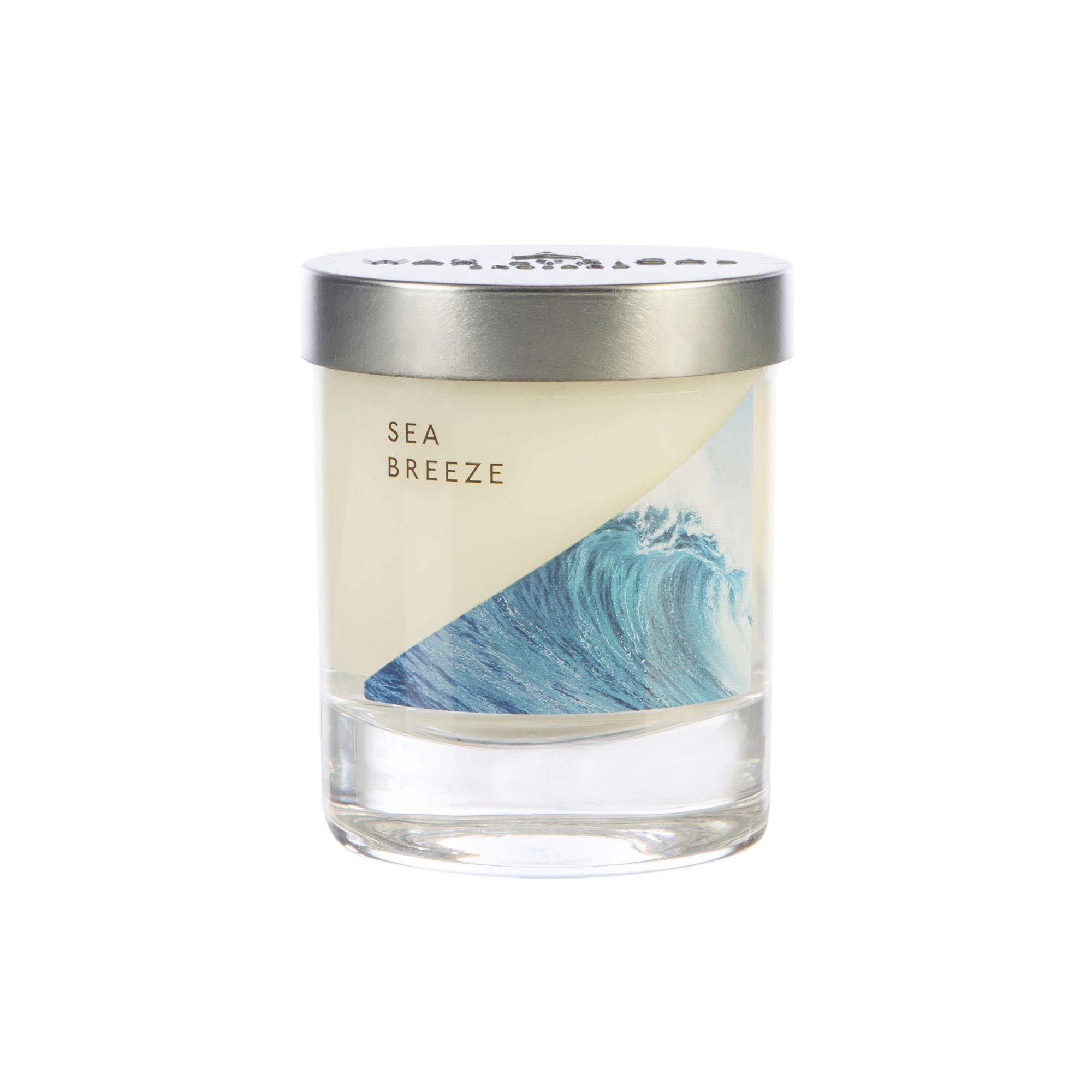 Wax Lyrical Sea Breeze Small Candle, Up to 35hrs, Ivory