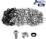 LMS Data M6 Cage Nuts Screws and Washers Set 50 Assortment Kit view 7