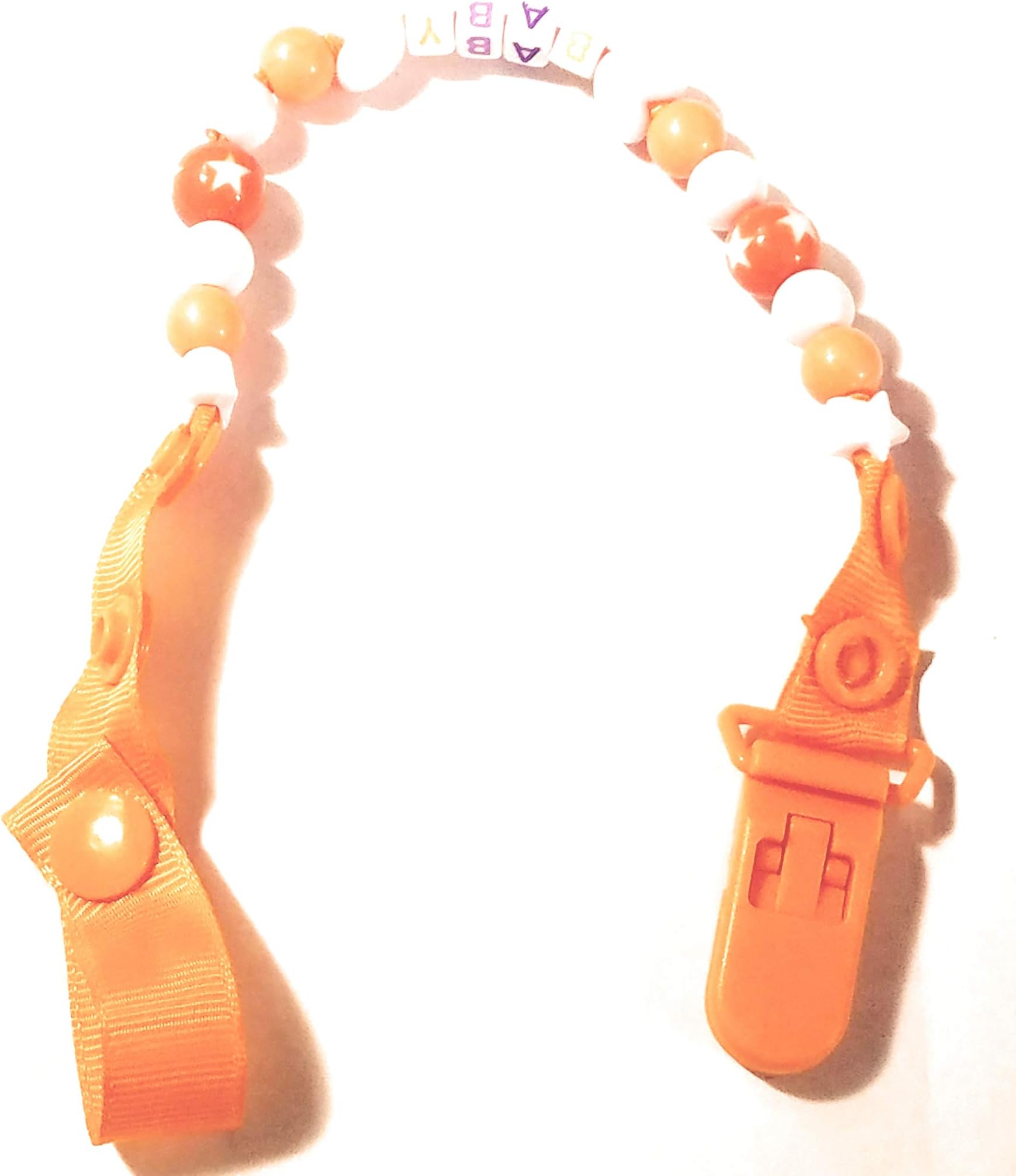 Pacifier Chain Anti-Fall Clip Chain Personalized Baby Soother Beaded Pacifier Clip Chain