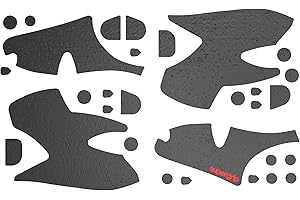 Pulsar Gaming Gears SUPERGRIP Griptape Set for PS5 DualSense Controller Sweat Absorbing High Performance Anti Slip 3M Adhesive no Residue Controller Grip Tape Ultra-Thin 0.5mm (0.02in) Black