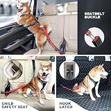IOKHEIRA Dog Seat Belt Car Harness ISOFIX LATCH Safety Belt Buckle view 6
