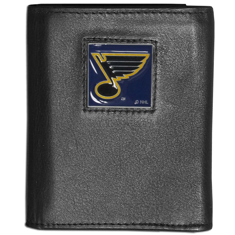Siskiyou Unisex-Adult NHL St. Louis Blues Genuine Leather Tri-Fold Wallet Multicoloured