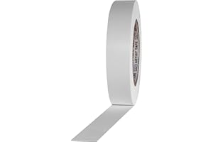 ProTapes Artist Tape Flatback Printable Paper Board or Console Tape, 60 yds Length x 1" Width, White (Pack of 1)