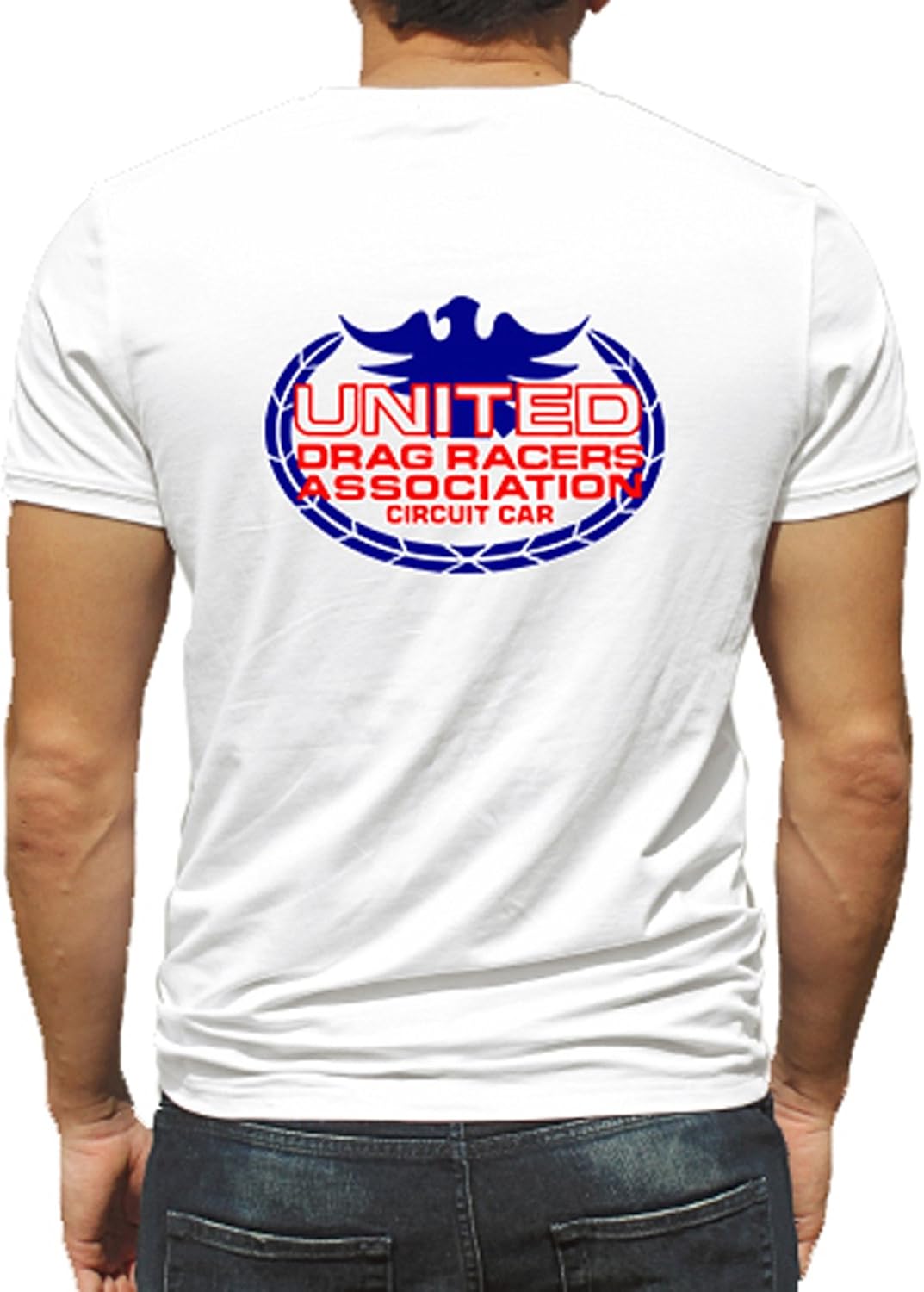 United Drag Racers Association Circuit Car Hot Rod Rat Nostalgia Drag Race Racing UDRA White Short Sleeve Shirt