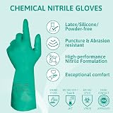 Ansell AlphaTec 37-675 Nitrile Gloves Green X-Large 12 Pairs view 2