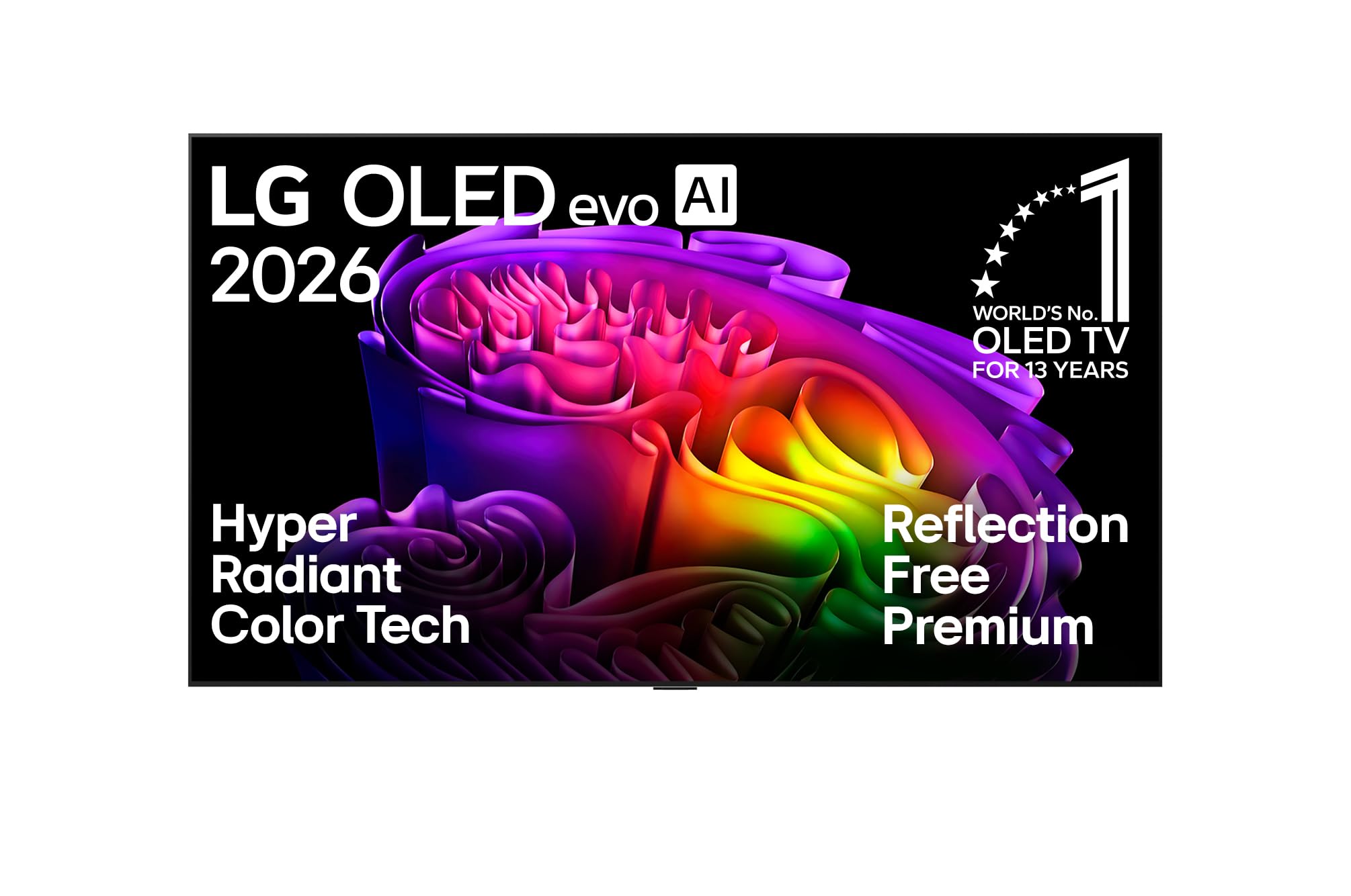 LG OLED77G67LW TV 77 Zoll (195 cm) 4K OLED evo AI TV (α11 Gen3 4K AI Prozessor, webOS 26, 120Hz (VRR bis zu 165Hz)) [Modelljahr 2026] [Energieklasse E]