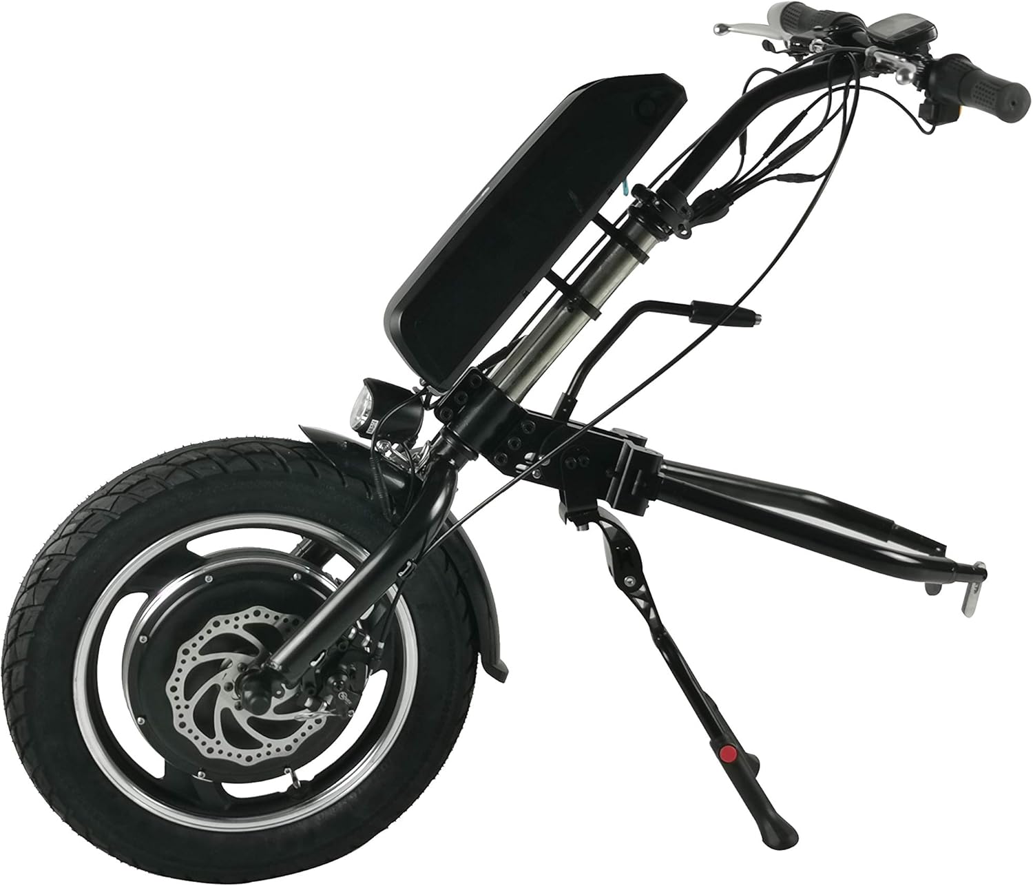 attachable handcycle for wheelchair