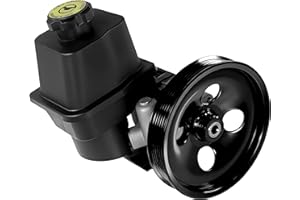 YOMALL Power Steering Pump 20-65990 for 2002-2009 Trailblazer/Trailblazer EXT & Envoy/Envoy XUV 4.2L & 2004-2007 Rainier 4.2L & 2002-2004 Bravada 4.2L & 2007-2008 Ascender 4.2L & 2006-2009 9-7x 4.2i