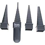 The Beadsmith Mandrel 4X, Wire Wrapping Set, 4 Different Shapes, Oval, Square, Round and Triangle, Plus Interchangeable Handl