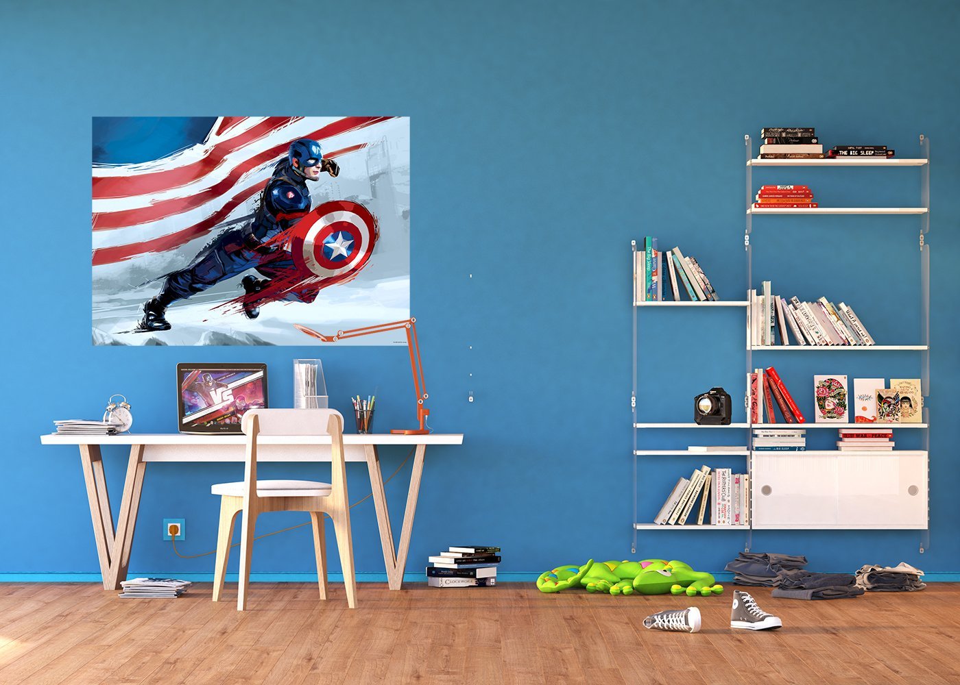 Amazon Com Wallandmore Marvel Avengers Wall Decal Mural For