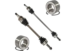 Kugel Front CV Axle Drive Shaft Complete Assembly And Wheel Bearing Kit Replacement For Toyota Yaris - Left Right Side (Drive