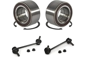 Transit Auto Front Wheel Bearing and Link Kit Replacement for 2009-2013 Mazda 6 2.5L - Left Right Side (Driver Passenger) K77