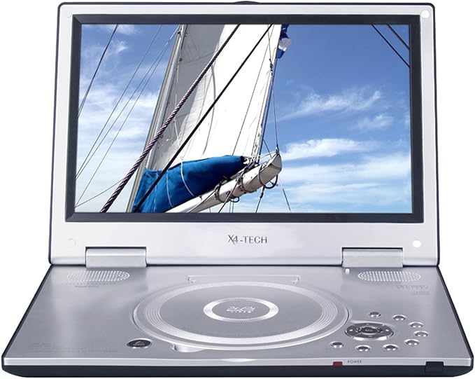 X4Tech Titan DT10 Tragbarer DVD Player mit DVBT Tuner (25,4 cm (10