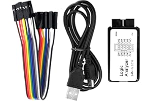 Wenpzeray USB Logic Analyzer Device Kit 24MHz 8CH 24MHz 8-Channel for Arduino ARM FPGA M100 Debugger