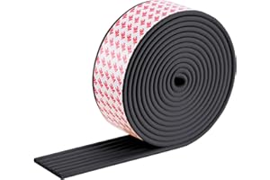 VOCOMO Corner Protector for Baby, Widen Edge Protector with Adhesive Backing, Baby Proofing Edge Corner Protector Self Adhesive Furniture Corner Guard Bumper for Table, Desk, Fireplace(Black, 16.4ft)