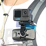 SEASKY Vlog Backpack Strap Mount Clip Clamp Holder Magnetic Multi Function for Gopro Hero12/11/10/9 DJI Action 4/3/2 Insta360