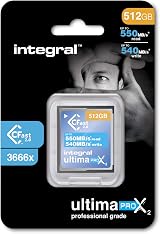 Integral 512GB CFast 2.0 Memory Card 550MB/s Read 540MB/s Write High Speed