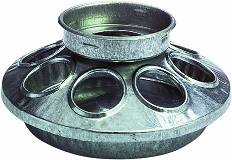 Amazon Com Little Giant 1 Quart Jar Metal Feeder Base Pet Supplies
