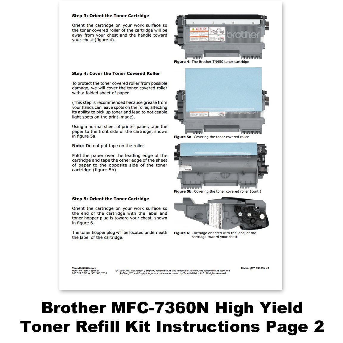Amazon.com: Brother MFC-7360n Starter Cartridge Toner Refill Kit: Office  Products