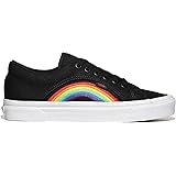 white rainbow vans