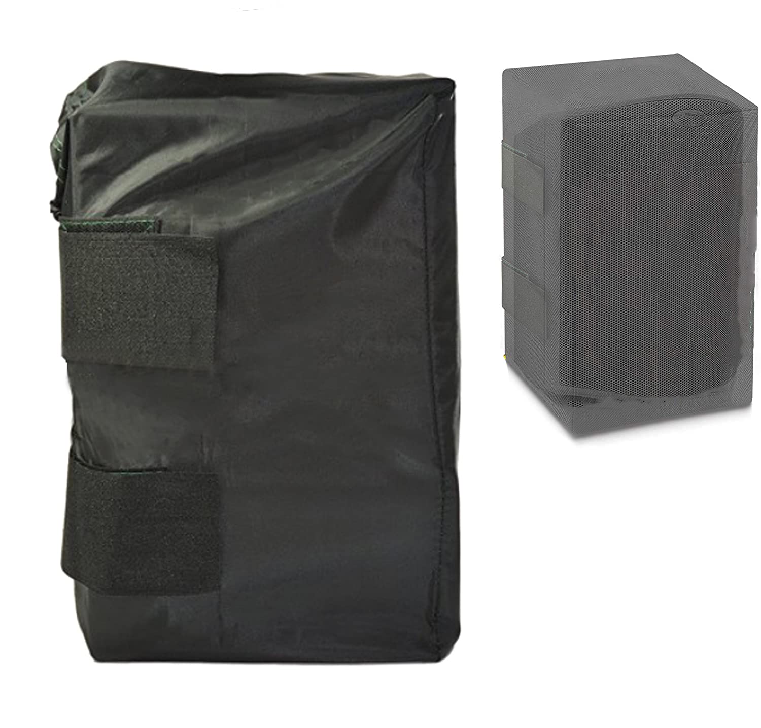 COOSOO Waterproof UV Protection Speaker Covers for Indoor Outdoor Wall Mountable Speakers Heavy Duty Oxford Dustproof Speakers Protection (One Cover)