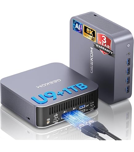 GEEKOM Mini PC Mini IT12, 12ª geração Intel i7-12650H NUC12 Mini