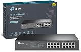 TP-Link TL-SG1016PE 16-Port Gigabit PoE Switch 8 PoE+ Ports 150 W