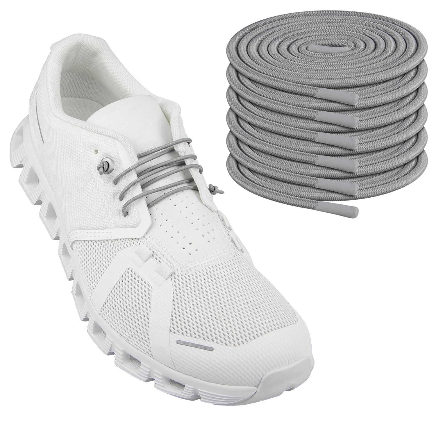 3 Pairs Elastic Shoelaces for ON Cloud 5 & 6 No Tie
