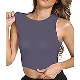 Sports Bras for Women Removable Padded Athletic Yoga Running Crop Tops Sleeveless Gym Workout Tops