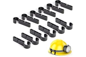 COCOMK Headlamp Clips Hook Hard Hat Light Clips,Hardhat Headlamp Accessory