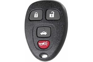 Replacement Key Fob Remote Control Trunk Release for Chevrolet Malibu (2006-2012) & Cobalt (2007-2010) 315MHz 4-Button Automo