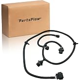 PartsFlow Rear Driver Side Tail Light Wiring Harness w/Socket, LH Left Tail Lamp for GMC Sierra 1500 2014-2015 for Sierra 2500 2015 for Sierra 3500 2015 Replace# 23141279