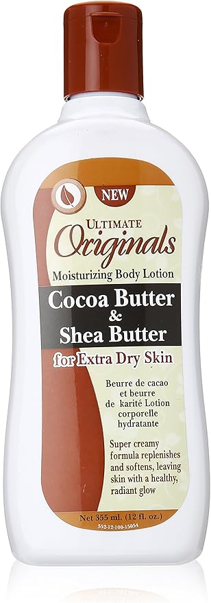 ultimate originals moisturizing body lotion cocoa butter & shea butter