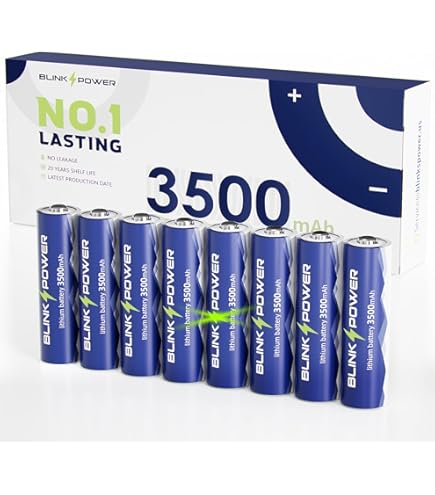 Amazon.com: Blinkspower Triple A Lithium Batteries, NO.1 Lasting