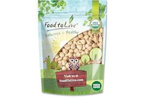 Organic Blanched Hazelnuts, 2 Pounds – Whole Filberts, No Skin, Unsalted, Unroasted Nuts, Vegan, Bulk