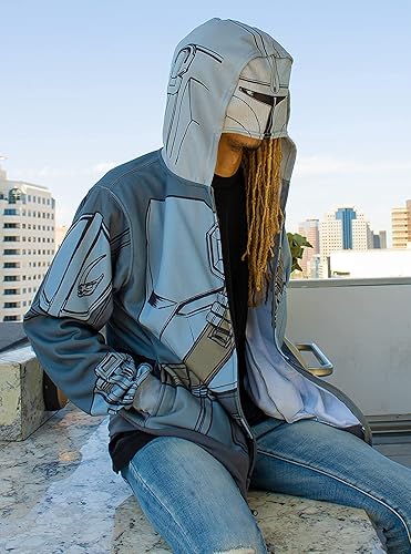 Mandalorian Costume Hoodie Chloblom Kids Mandalorian Hoodie