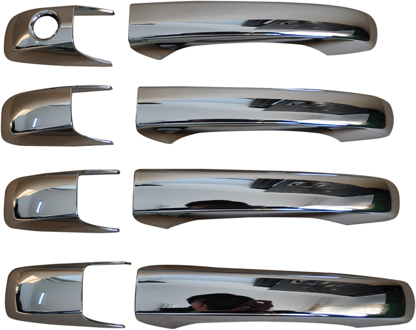 IJeeping Chrome Door Handle Cover sets for Jeep Patriot 2007-2016