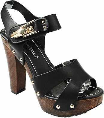 chunky wooden sandals