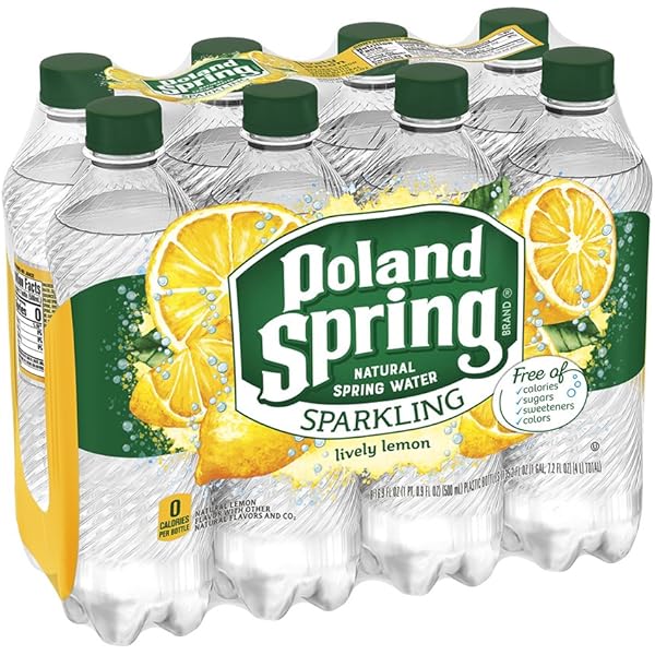 K☆♥️ Amazon.com: Poland Spring Sparkling Water, Zesty Lime, 16.9