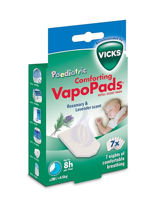 Vicks Paediatric Vapopads 7 Refill Scent Pads Rosemary Lavender