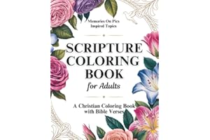 Scripture Coloring Book for Adults: A Christian Coloring Book with Bible Verses