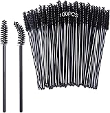 ILLUVA Disposable Eyelash Brush 100 PCS Eyebrow Mascara Applicator Wands Black view 1