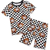 babee Reshinee Bamboo Viscose Toddler Car Pajamas Boys Girls Kids Cool Short Summer 12M-8Y Snug fit Pjs Set 2pcs