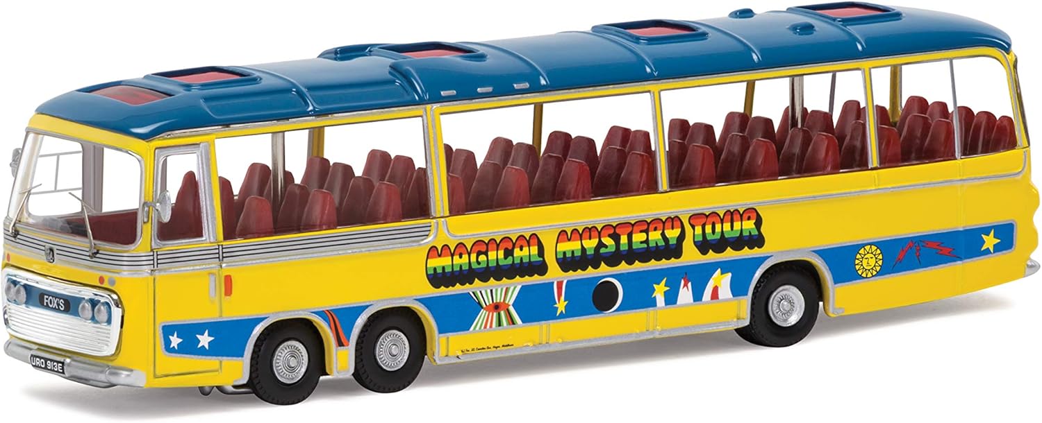 Corgi CC42419 The Beatles - Magical Mystery Tour Bus - New Packaging design, Multicolor, 8 inches (L) x 5 inches (W) x 3 inches (H)