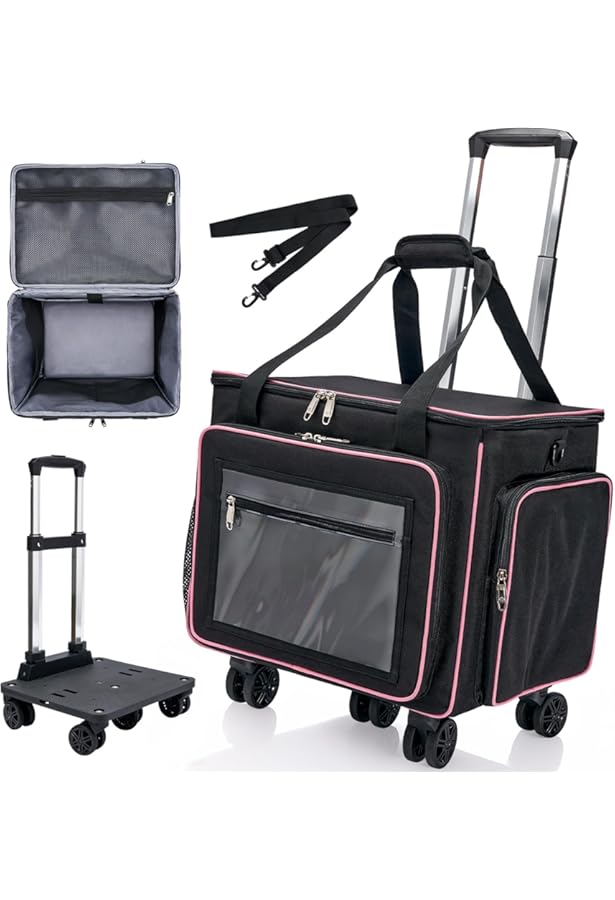 Amazon.com: Edgerr P60920 Deluxe Hardside Roller Bag Spinner Case