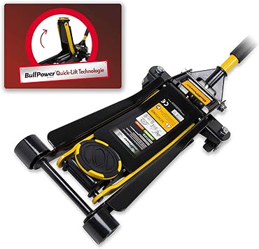 Bullpower Bp6490 Hydraulischer Tiefer Racing Rangierwagenheber 3t Quicklift 3000kg 75 500mm Wagenheber Fur Racing Sportwagen Rennsport Amazon De Auto