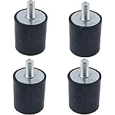 JEENDA Pack of 4 Plate Compactor Tamper Rubber Shock Mount Compatible with Wacker WP1540 WP1550 VP1135 VP1340 VP1550 VP2050, 5100016316 50x55 mm